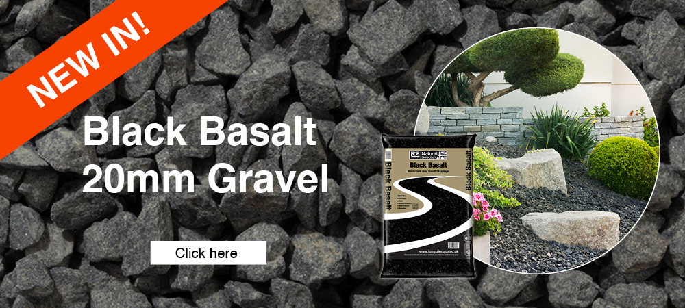 New In Black Basalt 20mm Gravel